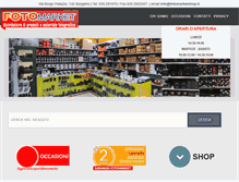 Tablet Screenshot of fotomarketshop.it
